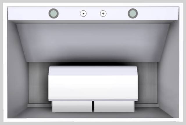 Vent-A-Hood® 36" White Wall Mounted Range Hood-2