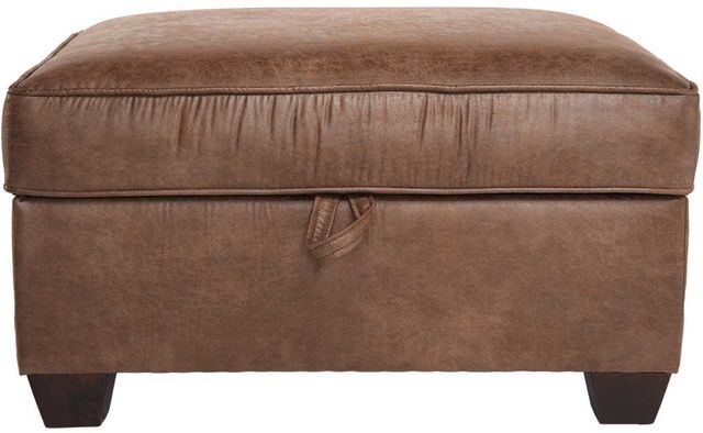 Marshfield Furniture McClain Brown Storage Ottoman-1
