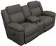 La-Z-Boy® Joel Charcoal Manual Reclining Loveseat with Console-1