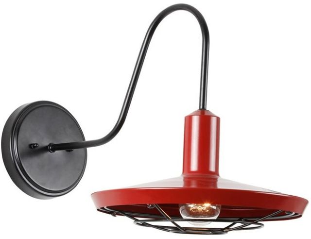 YHD Black/Cherry Red 1-Light Exterior Lighting-2