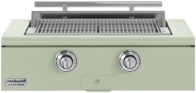 Caliber™ Rockwell 2-Burner Sage Built-In Liquid Propane Grill with Polished  Chrome Hardware-0