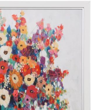 Stylecraft Mix Flower Bouquet II Multi-Colored Wall Art-1