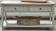 Null Furniture Expressions Acorn Rectangular Cocktail Table with Cottage Blue Base-1