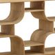 Dovetail Furniture Gaetan Light Natural 79" Bookcase -3