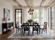 John Thomas Furniture® Cosmopolitan 5-Piece Black/Coal Dining Set-0