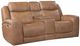 Corinthian Furniture George Carmel Power Reclining Loveseat with Console-0