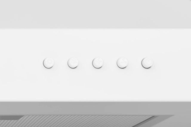 Hauslane Chef Series 36" Matte White Convertible Wall Mounted Range Hood-3