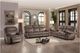 Homelegance® Aram Brown Manual Gilder Recliner-1