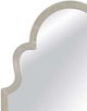 Bassett Mirror Mina Silver Leaf Wall Mirror-1