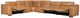 Hooker® Furniture MS Fresco 6-Piece Zen Caramel L-Shape Power Reclining Sectional with Power Headrest-1
