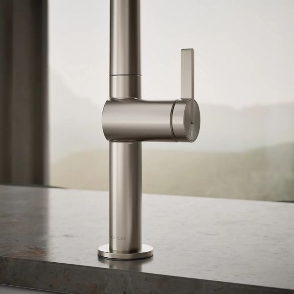 KOHLER® Components® Vibrant Stainless Pull-Down Kitchen Sink Faucet with 2-Function Sprayhead-4