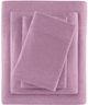 Olliix by Urban Habitat Purple Queen Heathered Cotton Jersey Knit Sheet Set-1