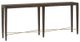 Currey & Company Verona Chanterelle Console Table with Champagne Framework -0