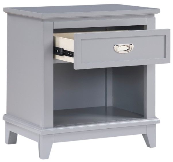 Homelegance® Sloane Gray Nightstand-3