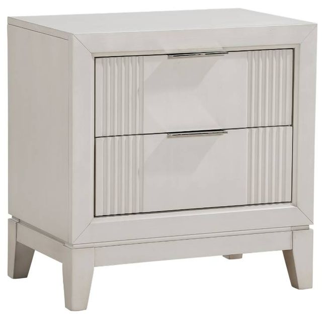 Homelegance® Florence Antique White Nightstand-0