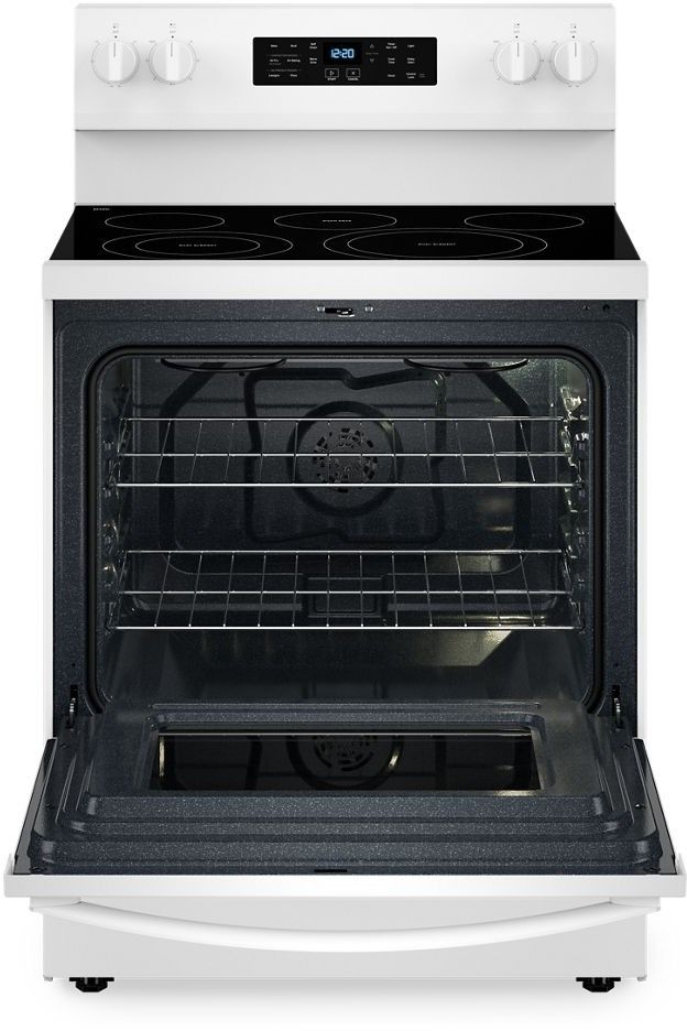 Whirlpool® 30" White Freestanding Electric Range-1