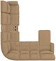 La-Z-Boy® Trouper Camel Reclining Sectional with Custom Layout Options-3