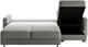 Luonto® Furniture Hampton 2-Piece Chrome/Rodeo Queen Sleeper Sectional-1