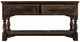 International Furniture Direct Dutton Brown 2-Drawer Sofa Table-1