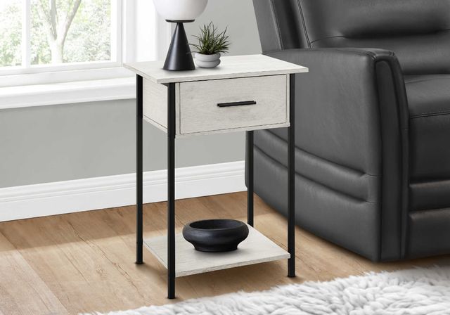 Monarch Specialties Inc. Washed Oak Accent Table-2