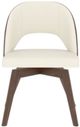 Canadel Downtown 5189 Spice Washed Upholstered Swivel Dining Side Chair-1