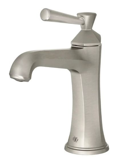 DXV Fitzgerald Brushed Nickel Single Handle Bathroom Faucet with Lever Handle-1