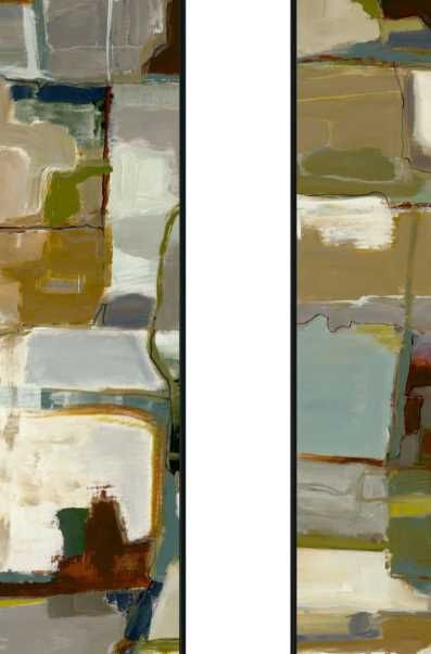 Classic Home Topograph 2-Piece I and II Painting by Buddy Whitlock Set -1