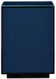 Currey & Company Lacquer Navy Side Table-1