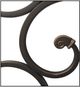 Leggett & Platt® Baroque Gilded Slate Queen Bed-3