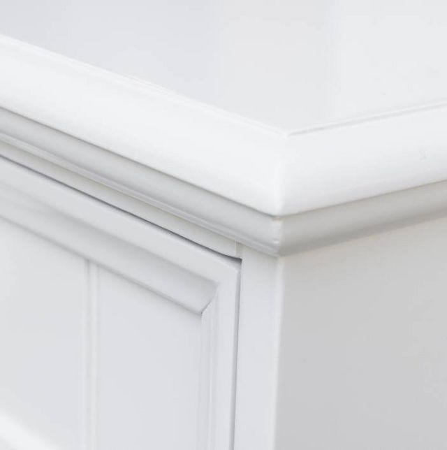 Cottage Creek Furniture Beachfront White Nightstand-6
