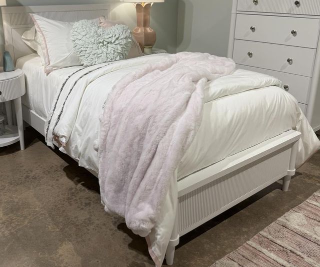 Legacy Kids Teen Adeline Cloud White Twin Youth Panel Bed-0