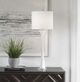 Uttermost® Fountain White Buffet Lamp-1