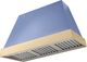AGA Euclid 48" Carnaby Blue Wall Mounted Range Hood  with Polished Brass Trim-0