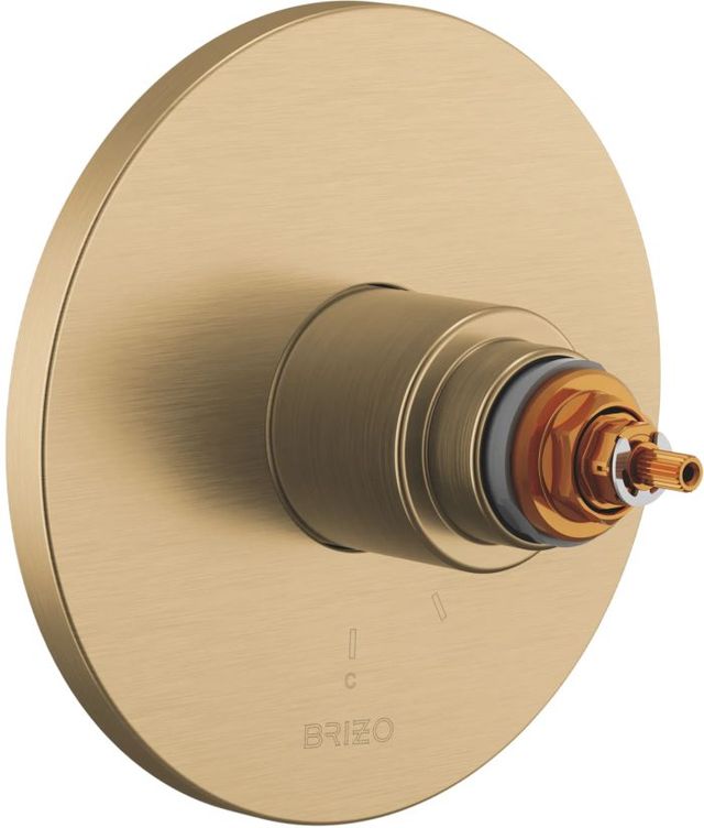 Brizo Roccesco™ Brilliance® Luxe Gold® TempAssure® Thermostatic Valve Only Trim-0