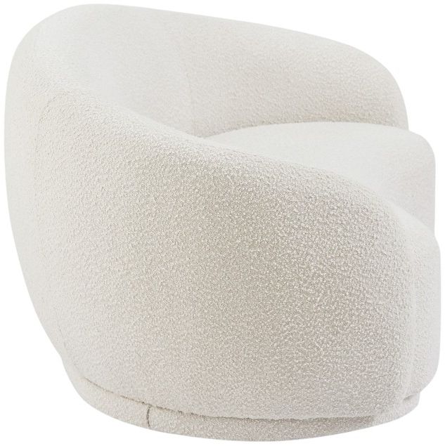 Meridian Furniture Hyde Cream Boucle Fabric Loveseat-3