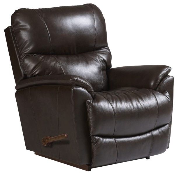 La-Z-Boy® Trouper Walnut Leather Manual Rocking Recliner