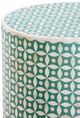 Bassett Mirror Finch Ivory Green Accent Table-1