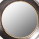 Giftcraft Dark Brown/Gold Wall Mirror-1