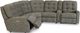 Flexsteel® Devon Onyx Power Reclining Sectional with Power Headrests-4