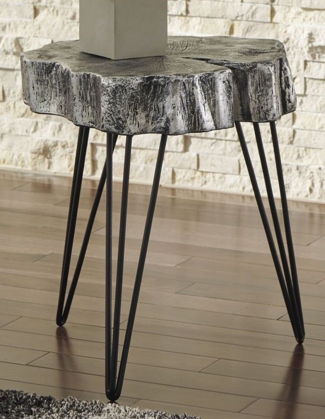 Signature Design by Ashley® Dellman Silver Accent Table-1