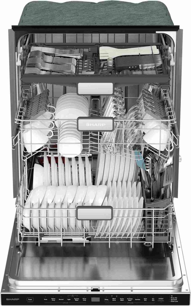 Sharp® 5 Piece Stainless Steel Kitchen Appliance Package-9