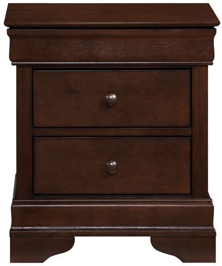 Homelegance® Abbeville Dark Cherry Nightstand-2