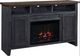 aspenhome® Eastport Drifted Black 65" Fireplace Console-0