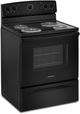 Amana® 30" Black Freestanding Electric Range with Extra-Large Oven Window-1