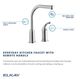 Elkay Everyday Chrome Kitchen Deck Mount Faucet with Remote Lever Handle-3