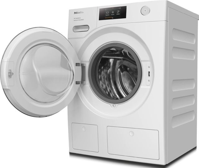 Miele W1 White Edition 2.3 Cu. Ft. Lotus White Front Load Washer-1