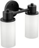 Moen® Iso™ Matte Black Two Globe Bath Light-0