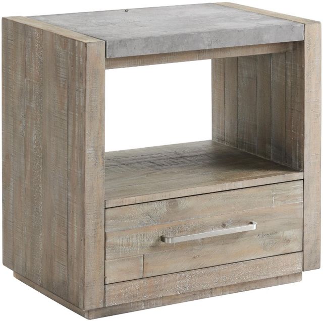 Riverside Furniture Intrigue Hazelwood 1-Drawer Nightstand-0