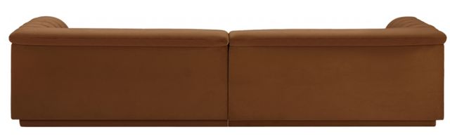 Meridian Furniture Cascade 2-Piece Saddle Velvet Sofa-2