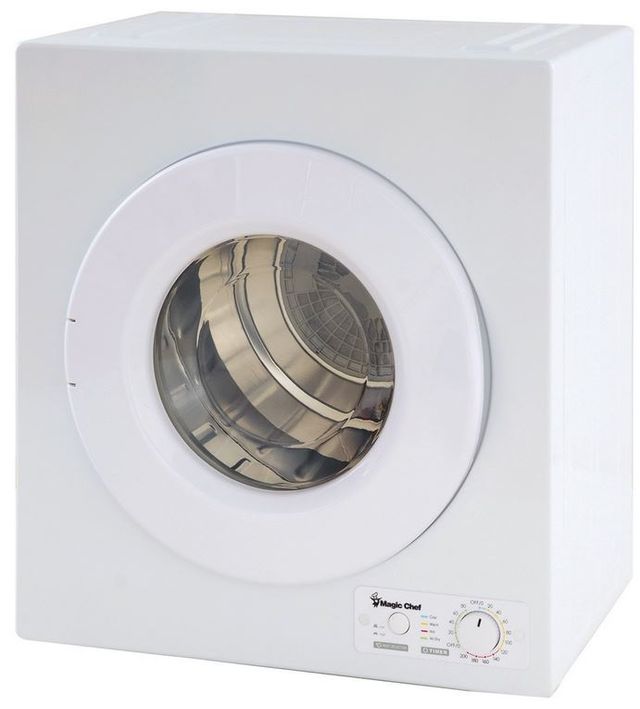 Magic Chef® 2.6 Cu. Ft. White Compact Electric Dryer-2